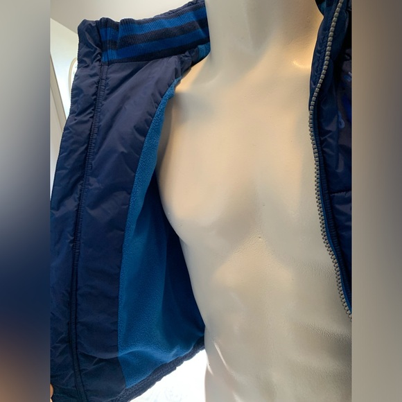 Like⭐️NEW⭐️LEVI’S BOYS Blue Puffer Winter Down Jacket •Fleece Lining •Medium - Picture 6 of 11